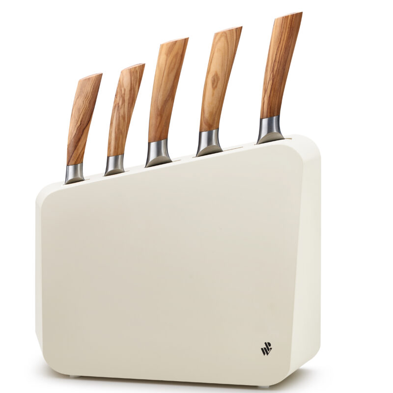 Paul Wirths Messerblock Olive – 5-teilig